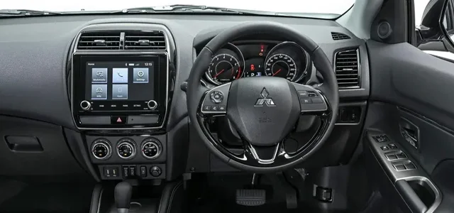 ASX Interior with infotainment screen